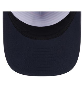 Men's Navy Atlanta Braves Gradient 9FORTY M-Crown Adjustable Hat