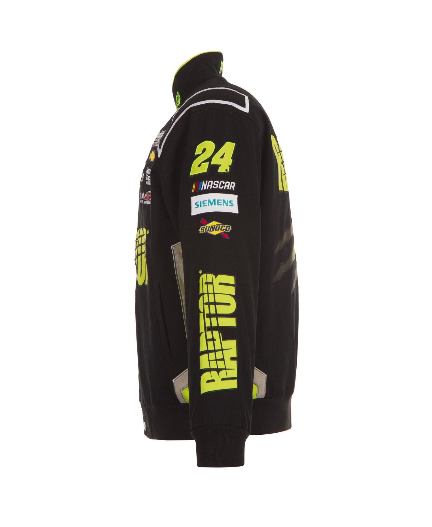 Men's Black William Byron Raptor Full-Snap Twill Uniform Jacket