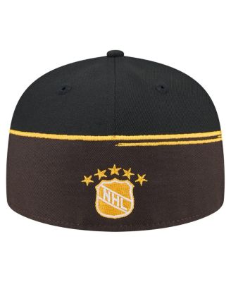 Men's Brown/Black Boston Bruins Vintage Color Dip 59FIFTY Fitted Hat