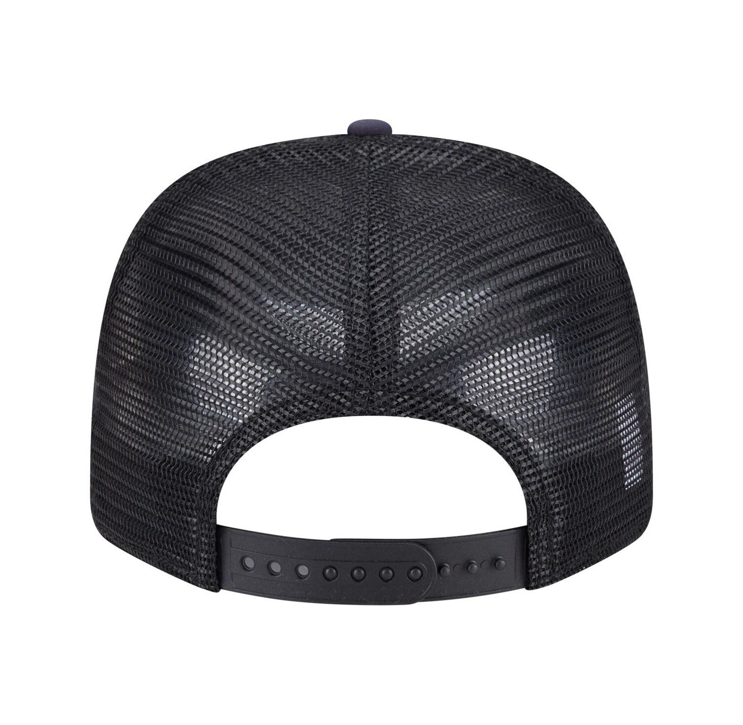 Men's Navy/Black Detroit Lions Adventure Drinks Pattern 9SEVENTY Stretch-Snap Hat