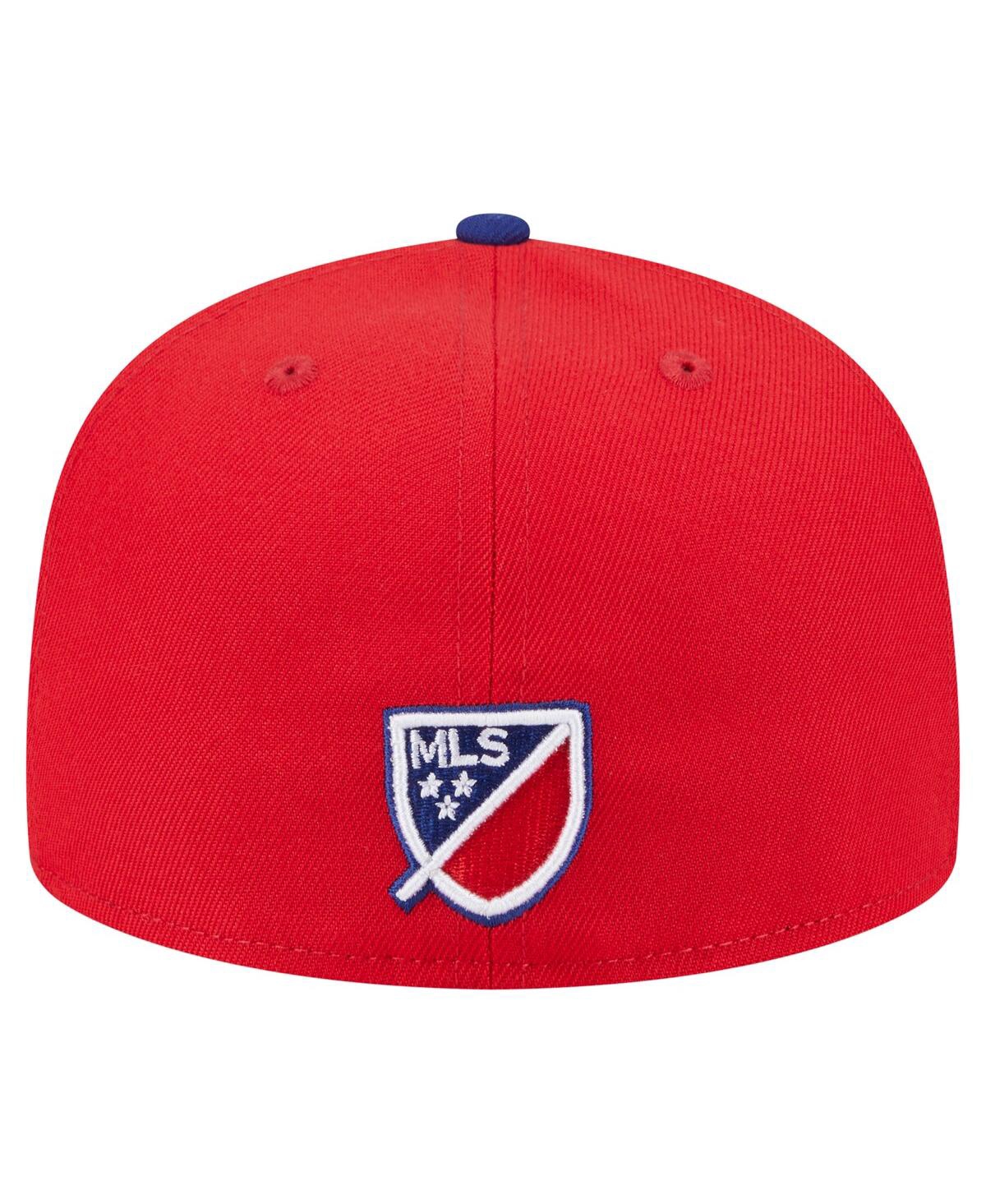 New Era Men's Red Fc Dallas 2025 Kickoff 59fifty Fitted Hat In Red