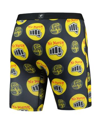 Men's Black Cobra Kai No Mercy Boxer Briefs