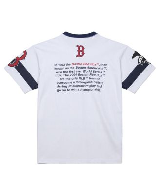 Men's White Boston Red Sox Cooperstown Collection Team Origins Premium T-Shirt