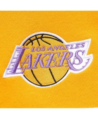 Women's Gold Los Angeles Lakers Hardwood Classics Pullover Sweatshirt