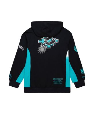 Men's Black San Antonio Spurs Hardwood Classics Team Origins Fleece Pullover Hoodie