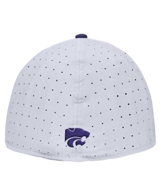 Men's White Kansas State Wildcats On-Field True Performance Baseball Fitted Hat