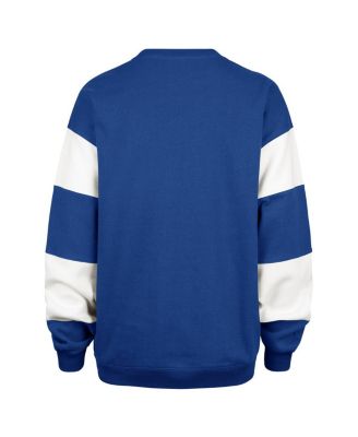 Women's Blue Tampa Bay Lightning Eephus Barred Pullover Sweatshirt