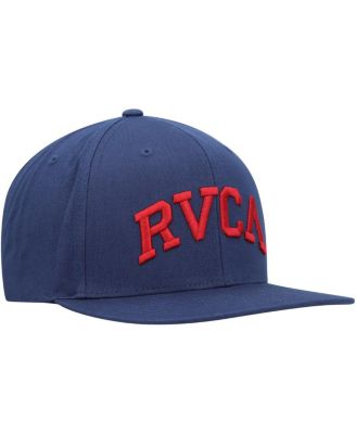 Men's Blue Arched Snapback Hat