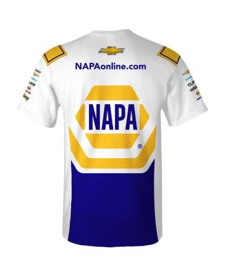 Men's White Chase Elliott NAPA Uniform T-Shirt