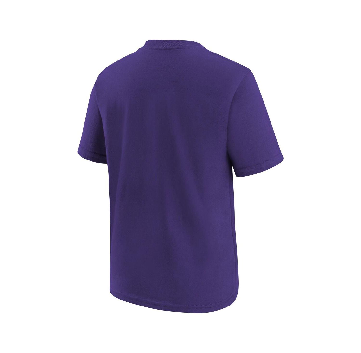 Big Boys and Girls Purple Arizona Diamondbacks Team Logo T-Shirt
