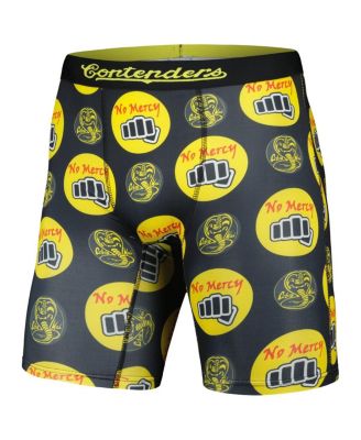 Men's Black Cobra Kai No Mercy Boxer Briefs
