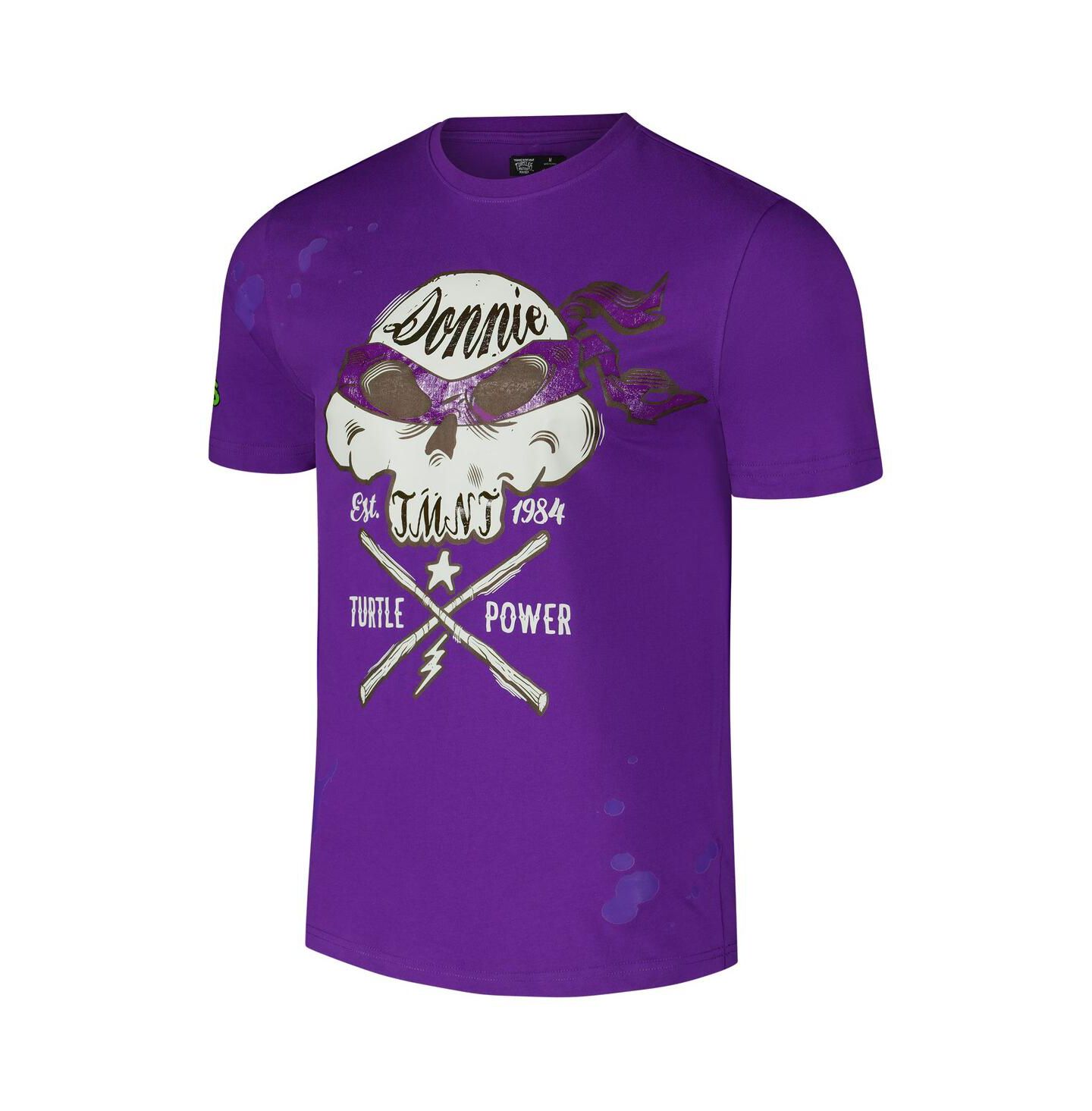 Мужская футболка Freeze Max Purple Teenage Mutant Ninja Turtles Turtle Power — фото 3