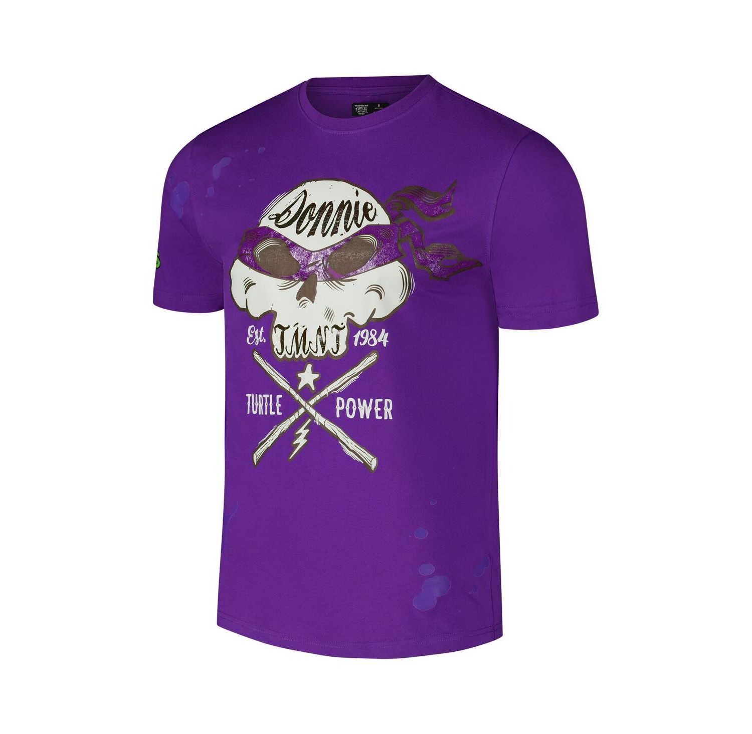 Men's Purple Teenage Mutant Ninja Turtles Turtle Power T-Shirt