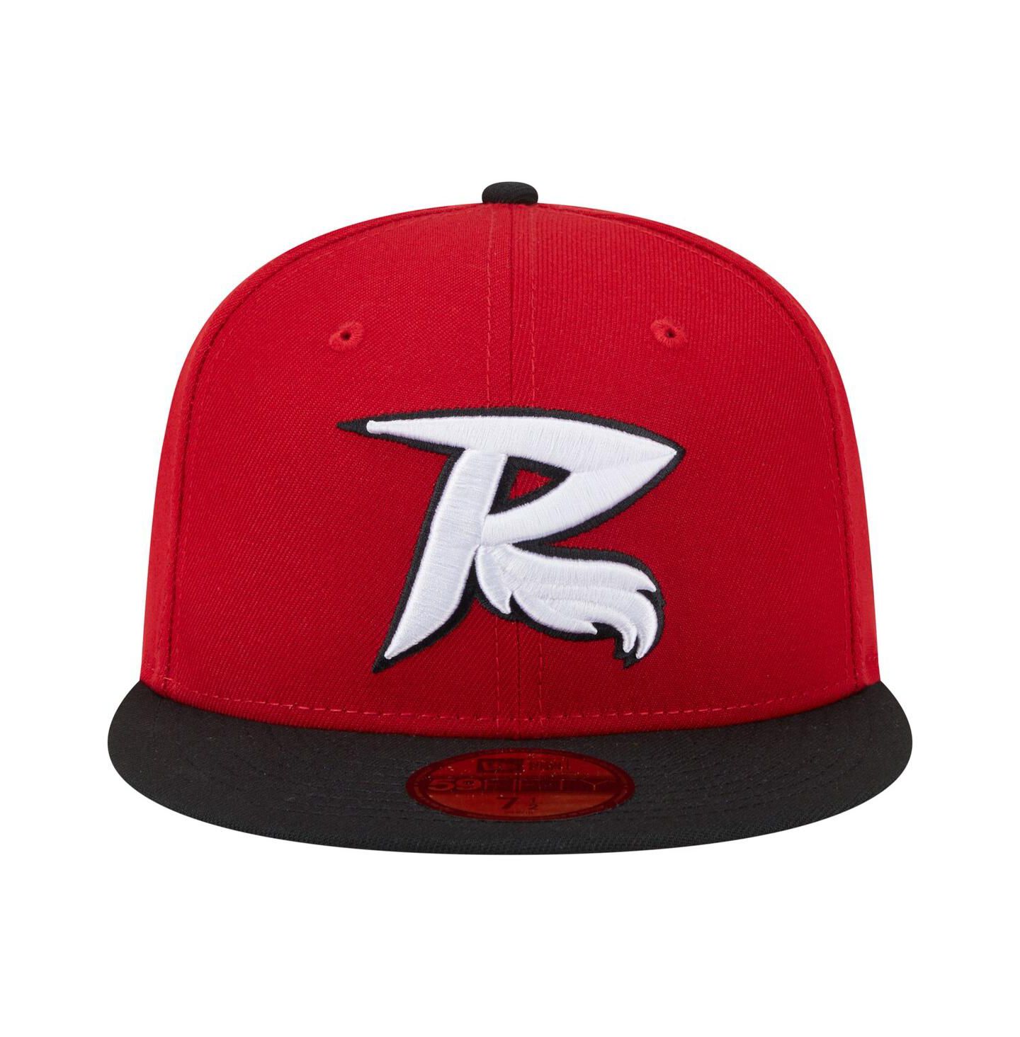Мужская кепка New Era Red/Black Richmond Flying Squirrels Authentic Collection 59FIFTY Hat — фото 4
