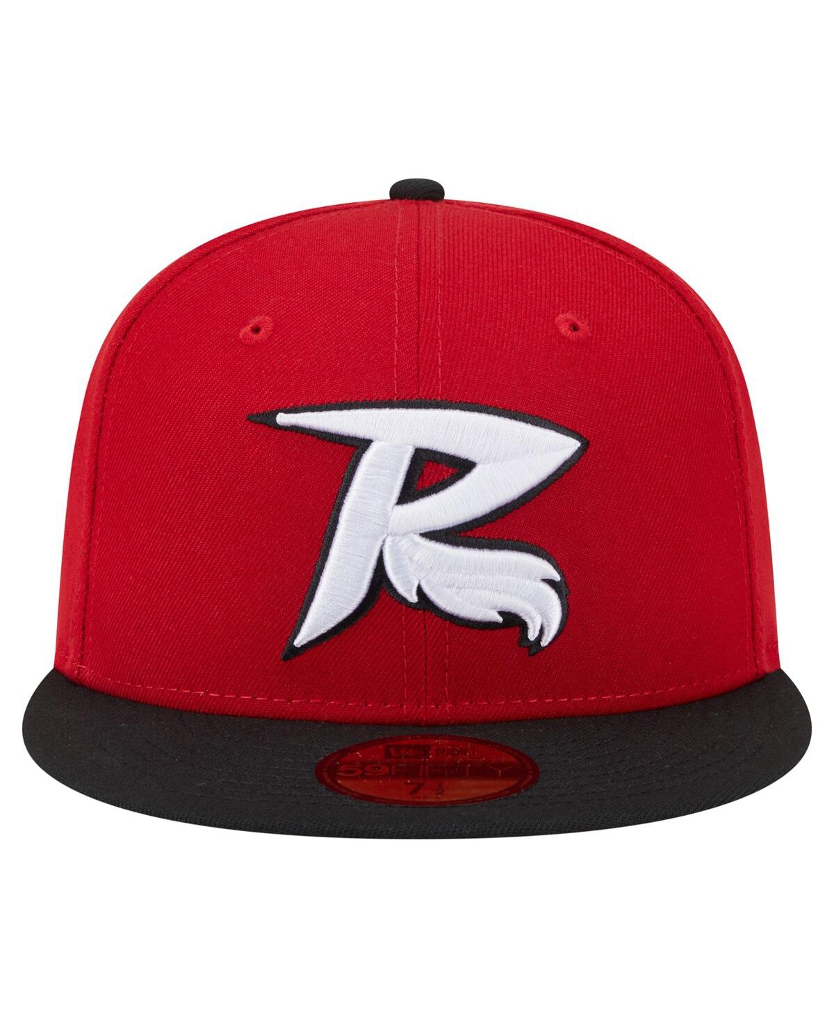 New Era Red Richmond Flying Squirrels Authentic Collection Team Alternate 59fifty Fitted Hat In Red,black
