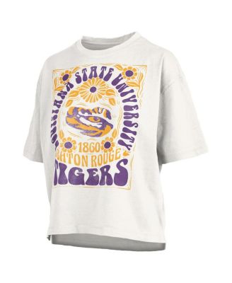 Women's White LSU Tigers Harmony Oversized T-Shirt
