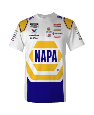 Men's White Chase Elliott NAPA Uniform T-Shirt