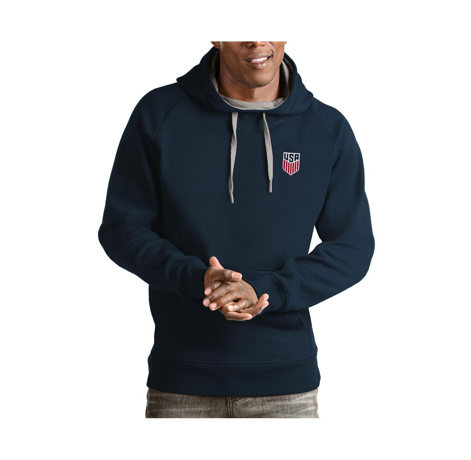 Men's Navy USMNT Victory Pullover Hoodie