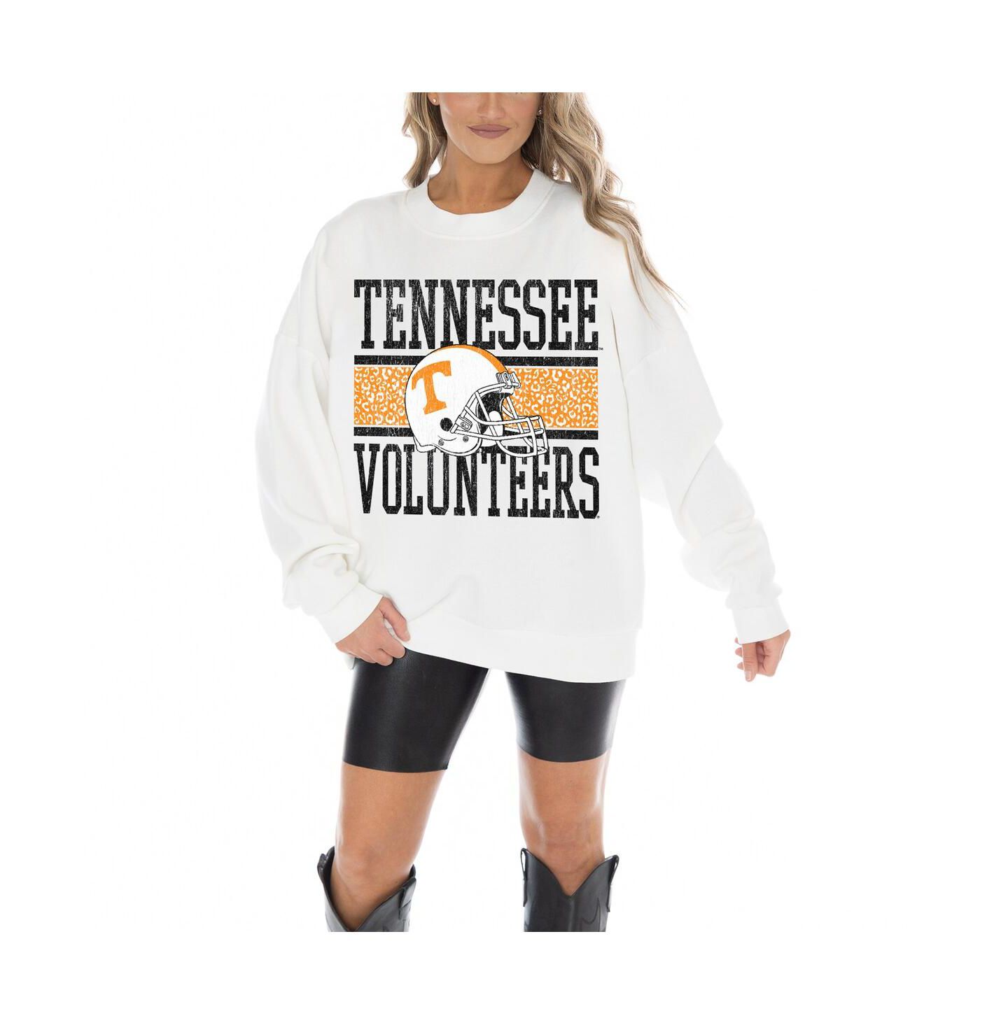 Женская толстовка Gameday Couture White Tennessee Volunteers Fair Catch Pullover — фото 1