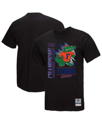 Mitchell & Ness - Men's  Black Florida Gators Retro Brush Mineral Wash T-Shirt