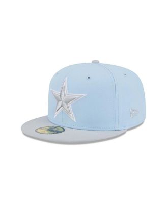 New Era - Men's  Light Blue/Gray Dallas Cowboys Color Pack Two-Tone 59FIFTY Fitted Hat