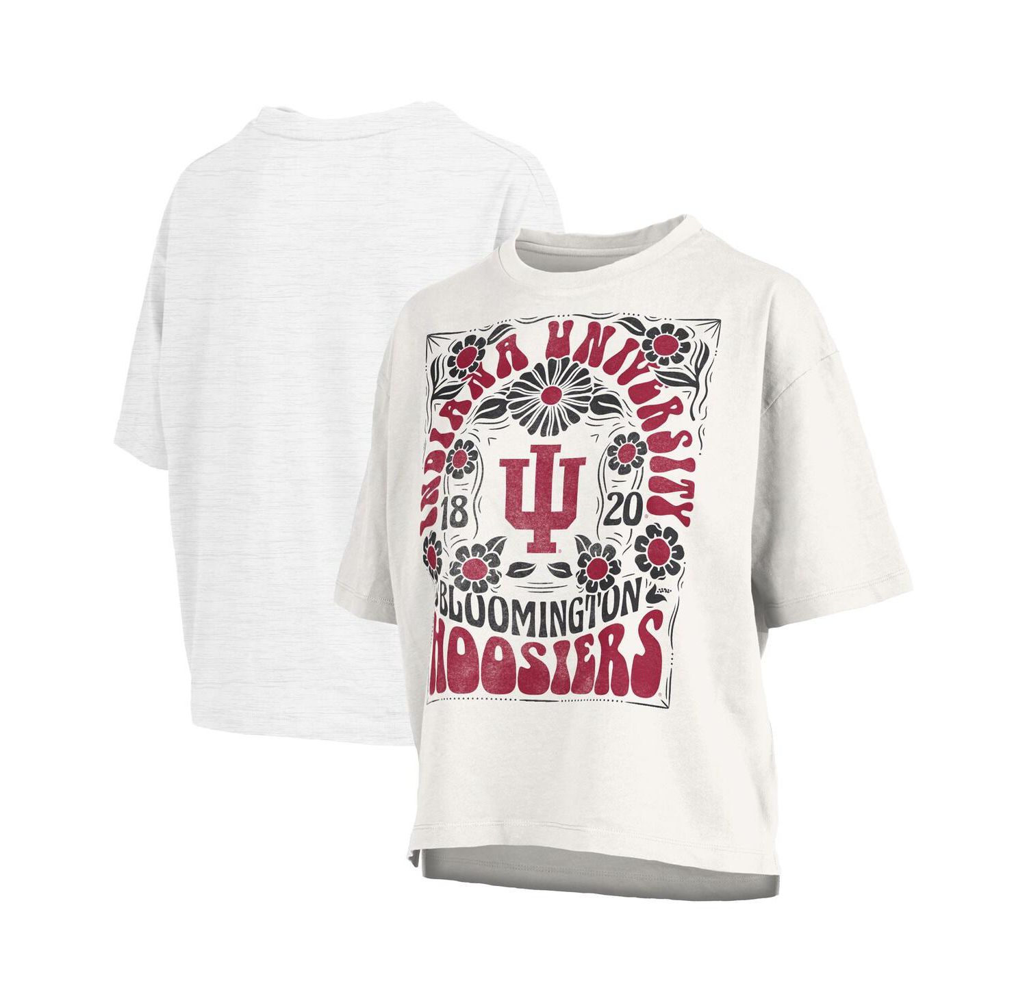 Women's White Indiana Hoosiers Harmony Oversized T-Shirt
