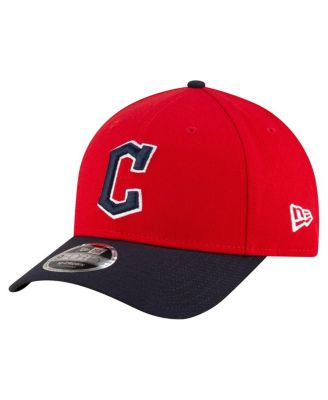 New Era - Big Boys and Girls Red Cleveland Guardians Player Replica 9FORTY Adjustable Hat