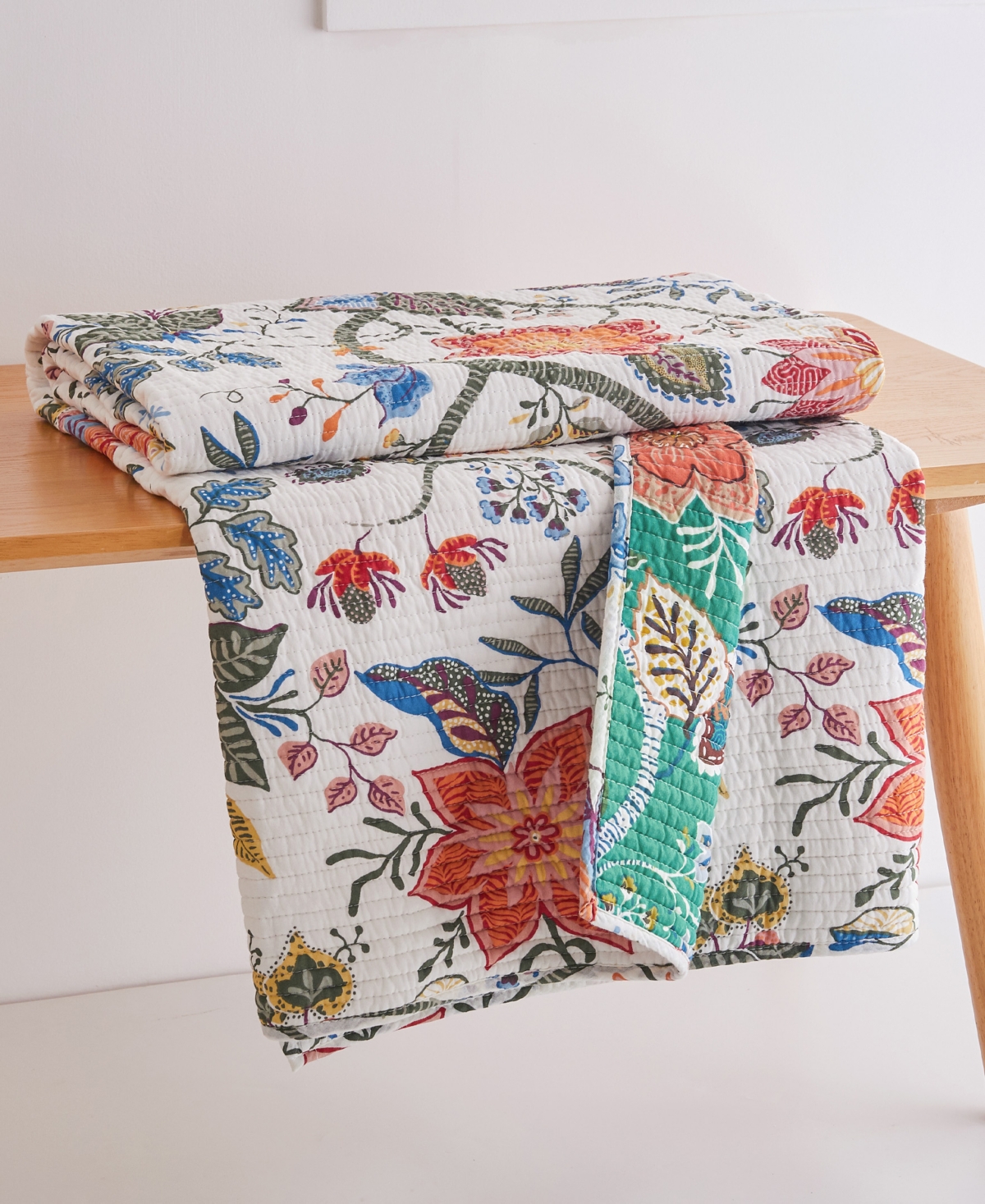 Levtex Carmina Reversible Quilted Throw, 50" X 60"
