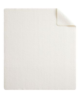 Loden Stone Washed Quilted Throw, 50" x 60"