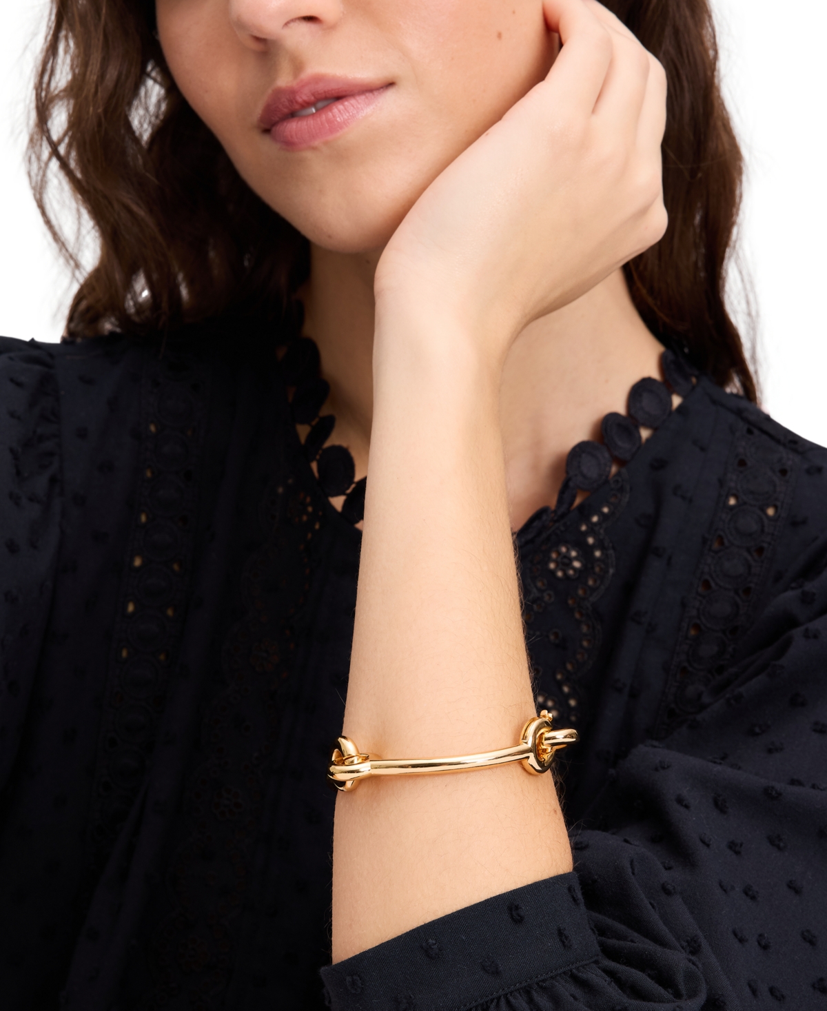 Shop Kate Spade Interlock Bangle Bracelet
