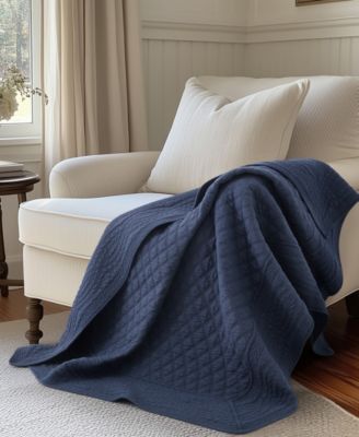 Ballou Enzyme Washed Quilted Throw, 50" x 60"