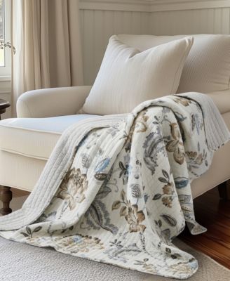 Maileen Reversible Quilted Throw, 50" x 60"