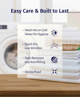 Certified Luxury Egyptian Cotton 4 Piece Deep Pocket Bed Sheets Set, California King