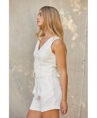 Women's Juliet Linen Vest