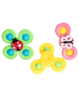 Toddler Suction Cup Spinner Toys for Toddlers, Suction Cup Fidget Spinner Bath Toys, Spinning Top Sensory Toys 1-3