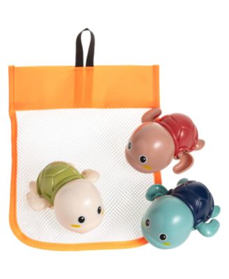 Toddler Floating Turtle Bath Toys 1-3, Wind-Up Swimming Toys Girls, Fun Cute Pool Toys Safe and Durable Bathtub Water Toys, 3-Pack