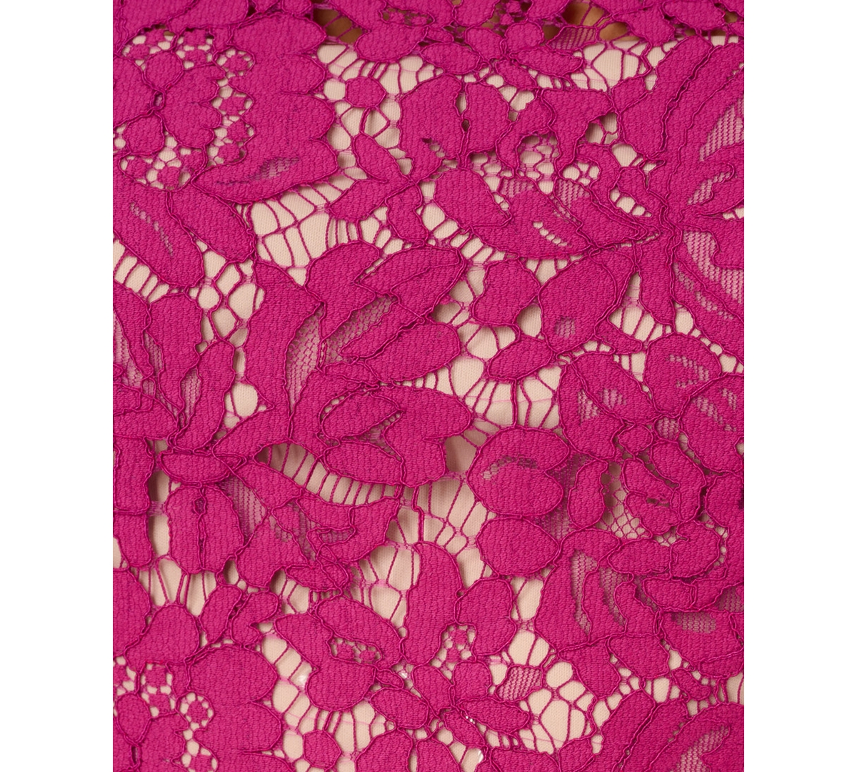 Adrianna Papell Belted Sleeveless Lace Midi Dress In Pink