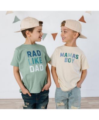Toddler Boys Rad Like Dad Short Sleeve T-Shirt