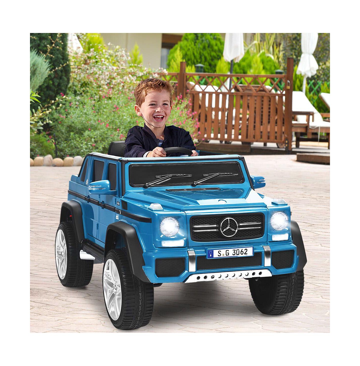 Детская игрушка HONGGE Licensed Mercedes-Benz Maybach 12V Powered Ride-On Car, 45"L x 27"W x 22.5"H, Ages 3+, цвет: Тёмно-синий — фото 2
