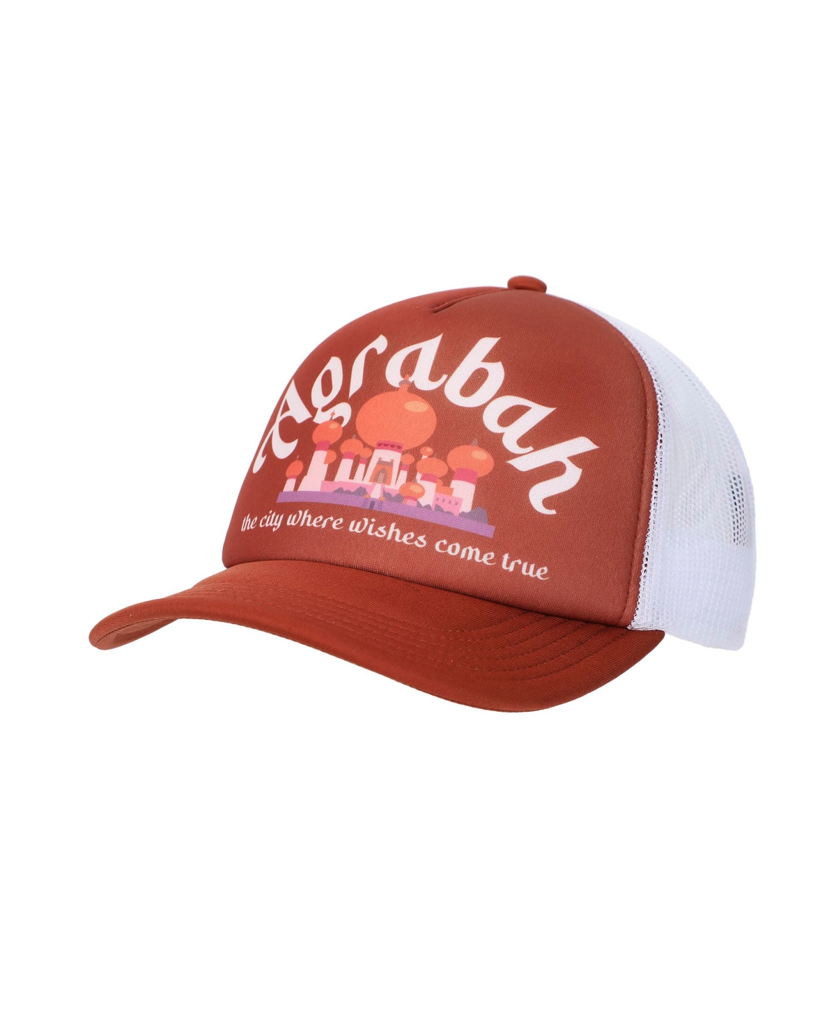 Men's Aladdin Agrabah Red Foam Trucker Hat - Disney aladdin agrabah