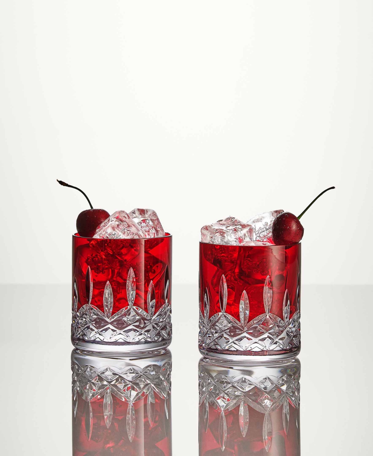 Waterford Lismore Red Tumbler, Set Of 2 In Red