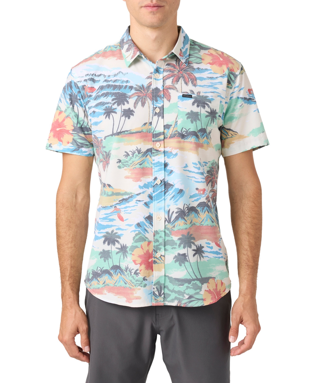 Men's Traveler Traverse Short Sleeve Standard Shirt - White