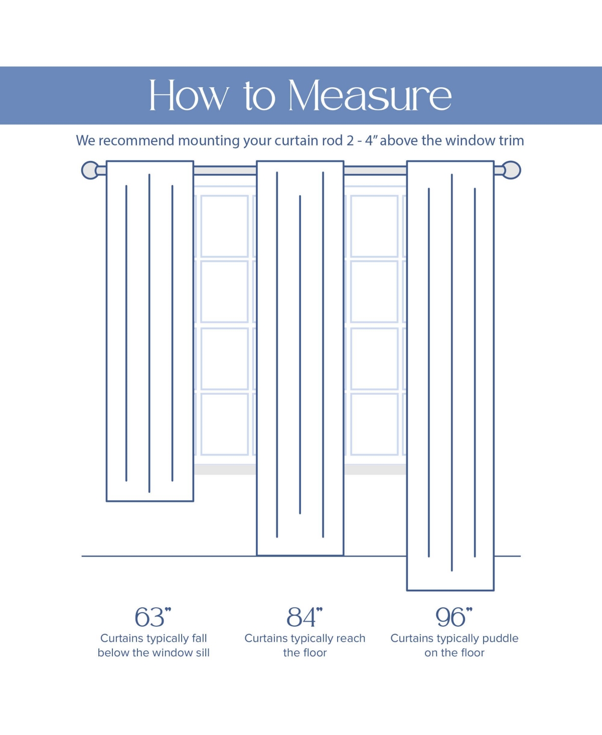 Grommet Broomstick Crush Curtains Pair, 38"X63"