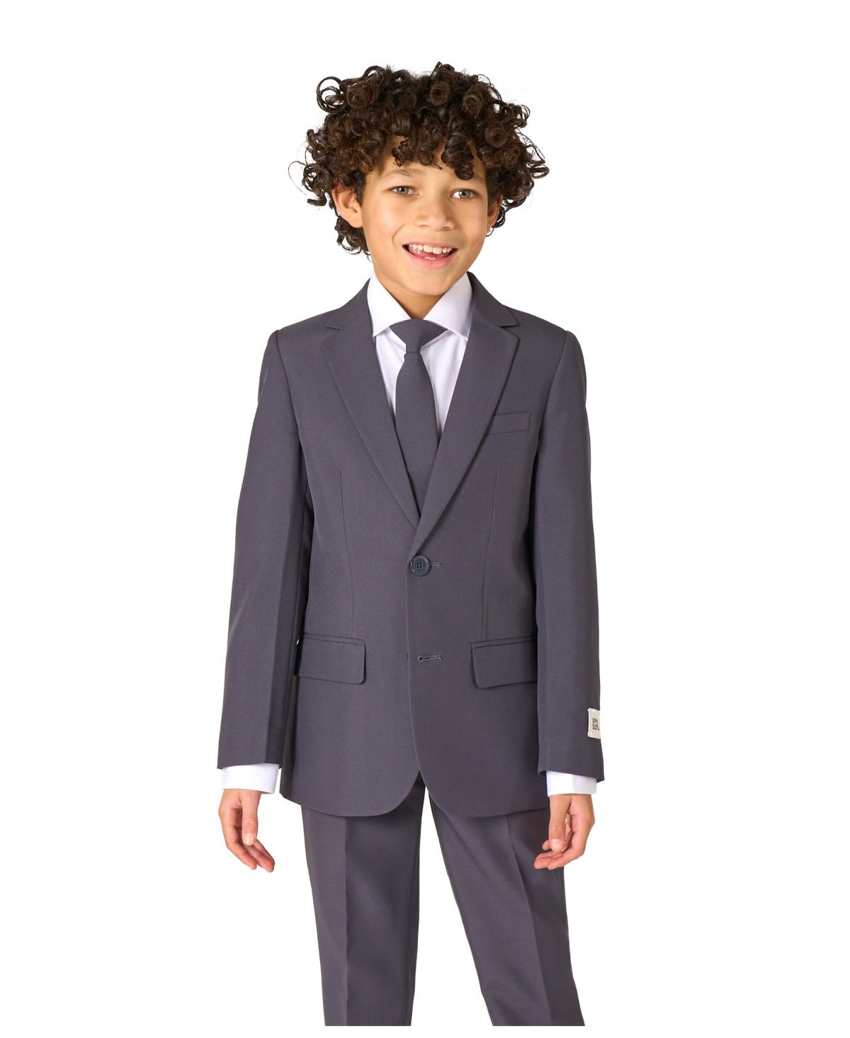Opposuits Little And Big Boys Crafted Attire Suit In Gray