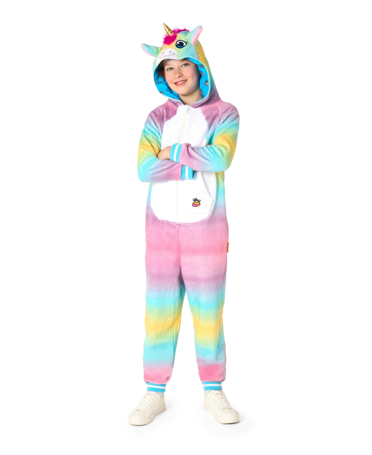 OPPOSUITS LITTLE AND BIG BOYS UNICORN ONESIE 