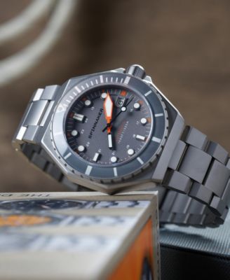 Men's Dumas Automatic Solid Stainless Steel Bracelet Watch, 44mm