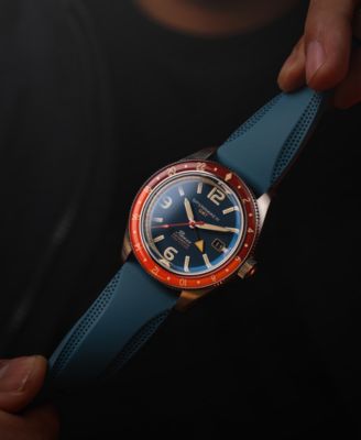 Men's Fleuss GMT Automatic Solid Stainless Steel Bracelet Watch, 43mm