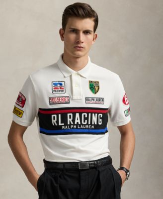Polo Ralph Lauren - Men's Classic-Fit Mesh Graphic Polo Shirt