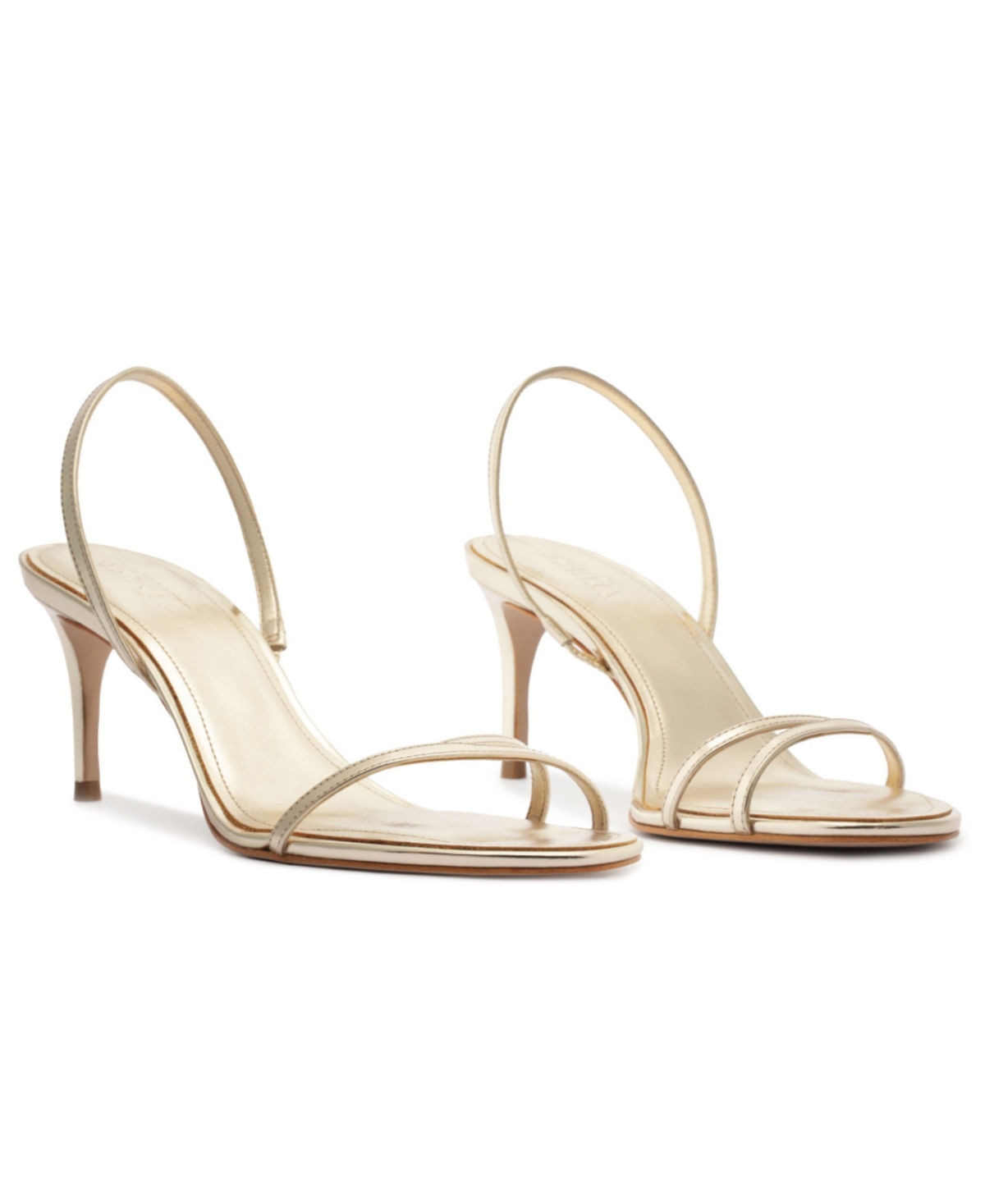 Schutz Women's Diana Mid Stiletto Heel Sandals In Gold