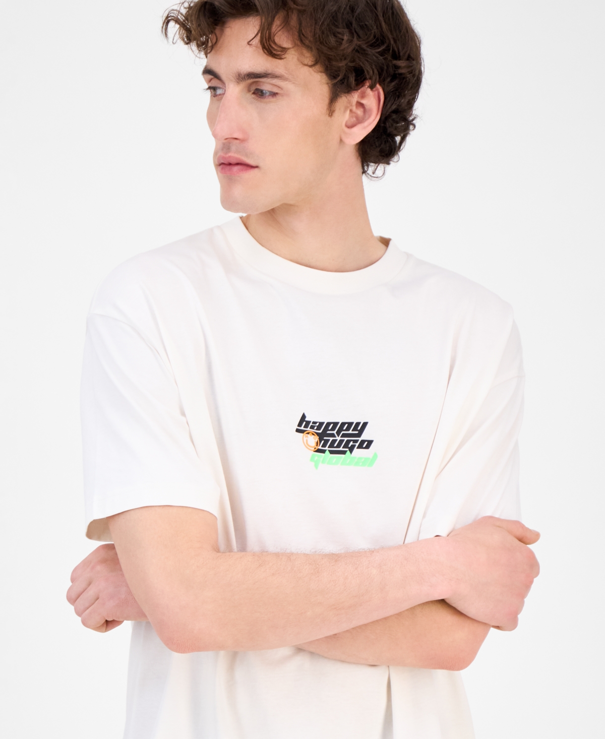 Hugo Boss Hugo By  Men's Nerperi Logo Graphic T-shirt